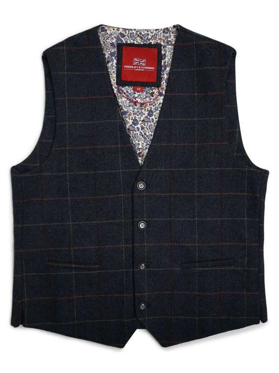 Жилет mit Fliege und Einstecktuch