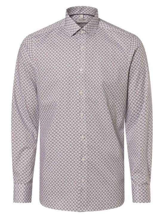 Деловая рубашка узкого кроя