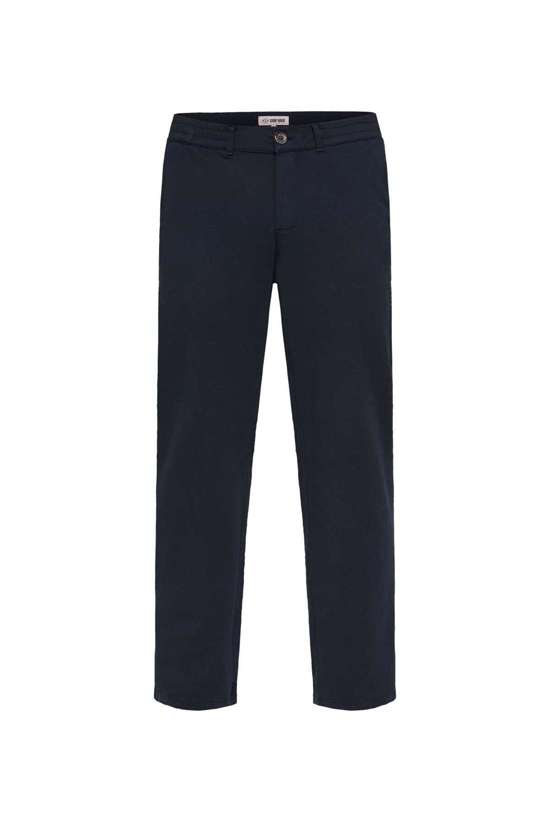 Брюки-чиносы классического кроя с деталями-джоггерами