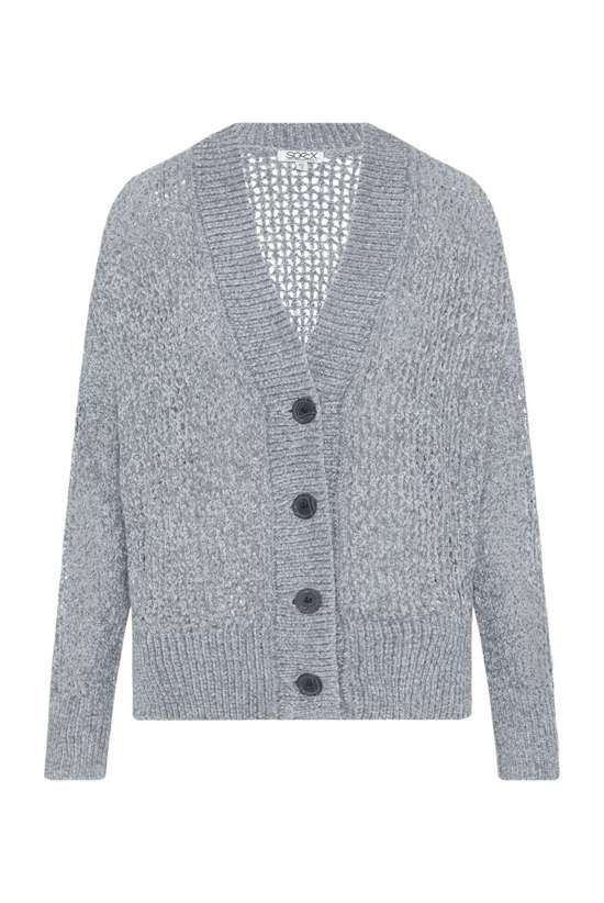 Кардиган с вязаным узором