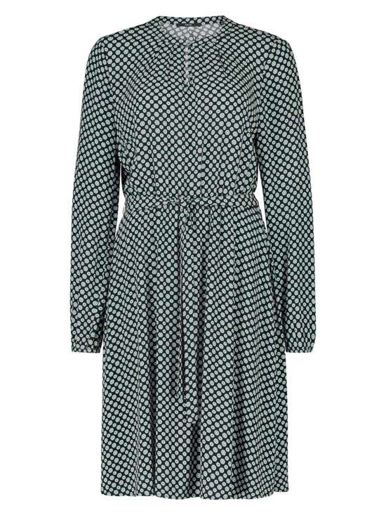 Платье миди с минимальным принтом