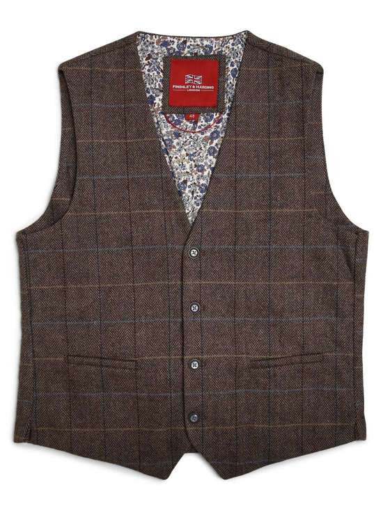 Жилет mit Fliege und Einstecktuch