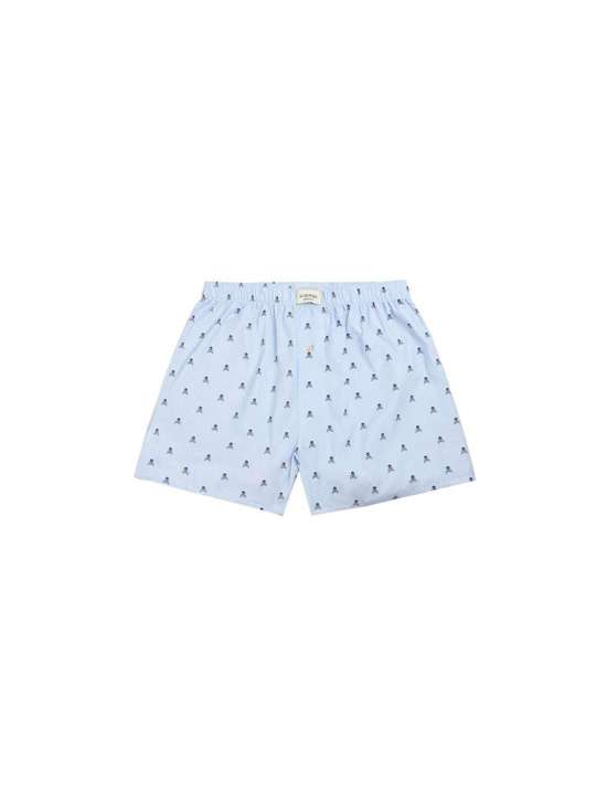 Боксеры Standsted в полоску с черепом