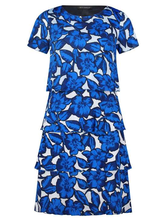 Многоярусное платье с короткими рукавами