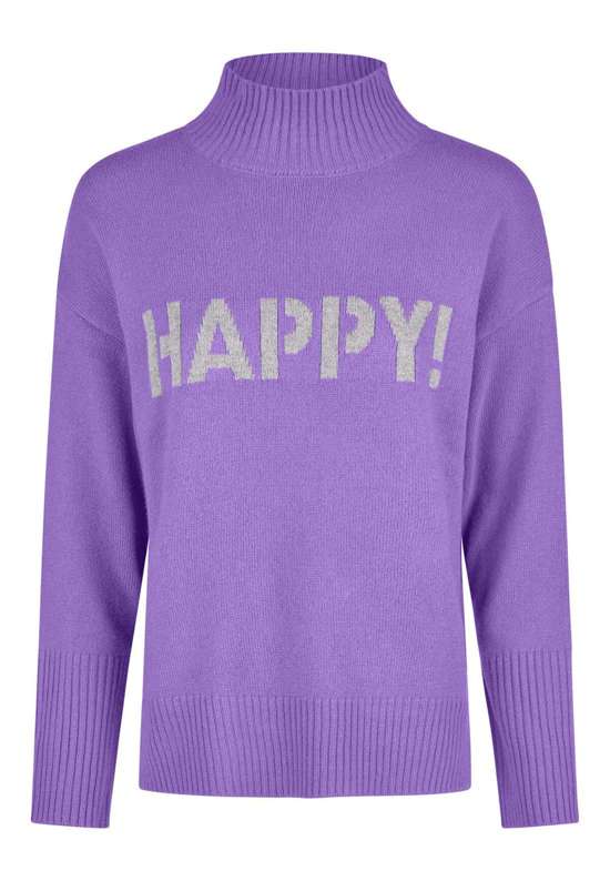 Пуловер с воротником-стойкой