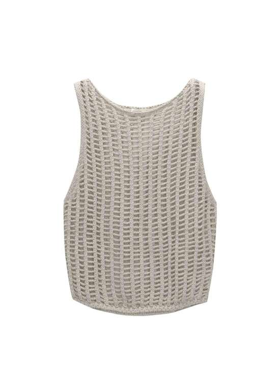 Вязаный топ