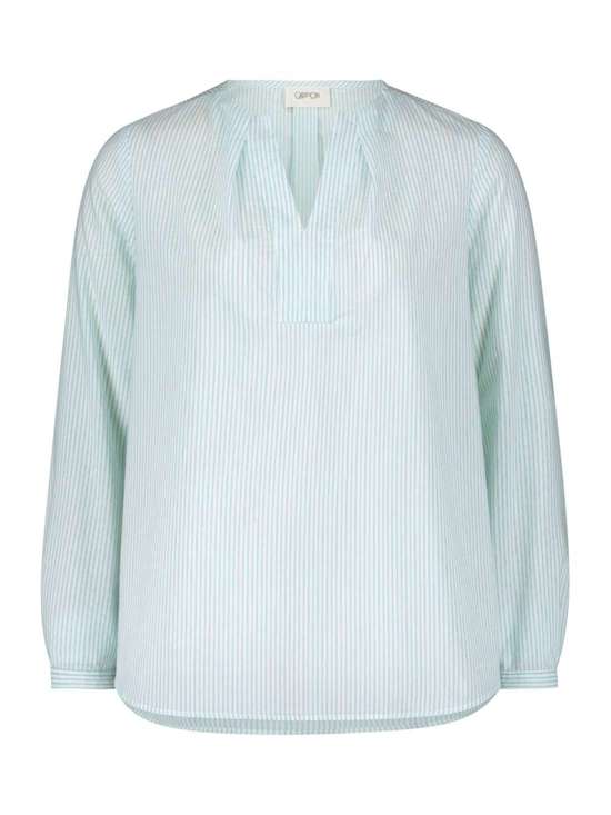 Полосатая блузка с длинными рукавами