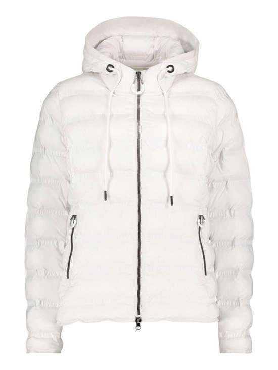 Стеганая куртка с капюшоном