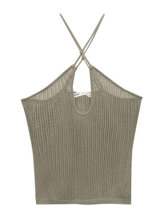 Вязаный топ