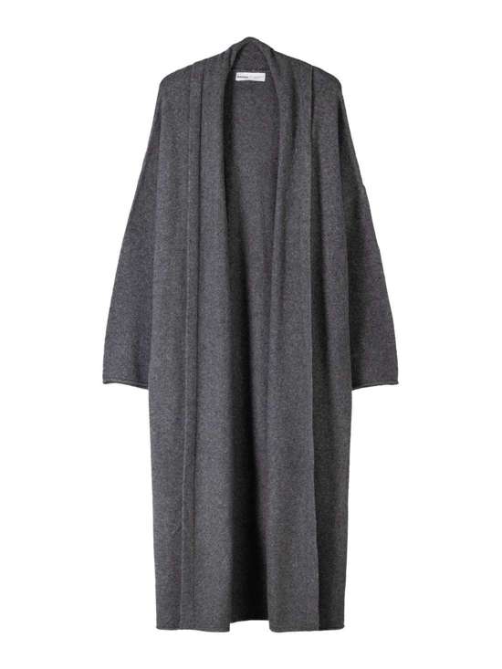 Вязаное пальто