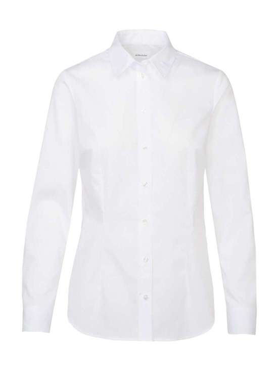 Блузка-рубашка приталенного кроя