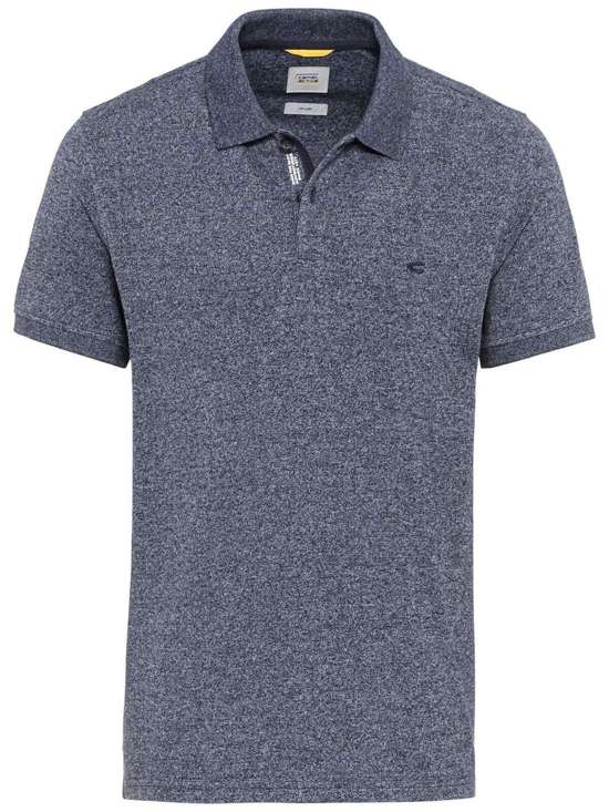 Рубашка-поло с короткими рукавами из экологически чистой смеси хлопка
