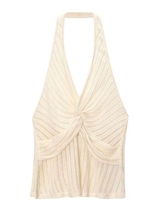 Вязаный топ