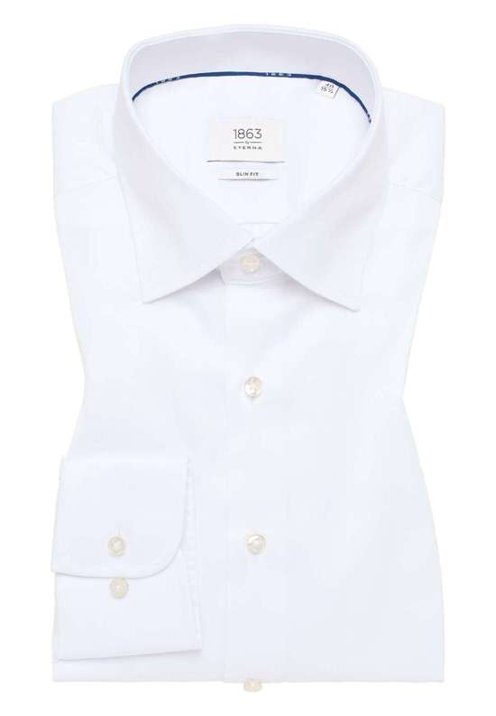 Деловая рубашка узкого кроя