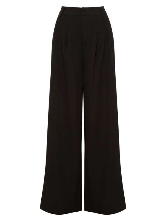 Широкие брюки со складками ISLA