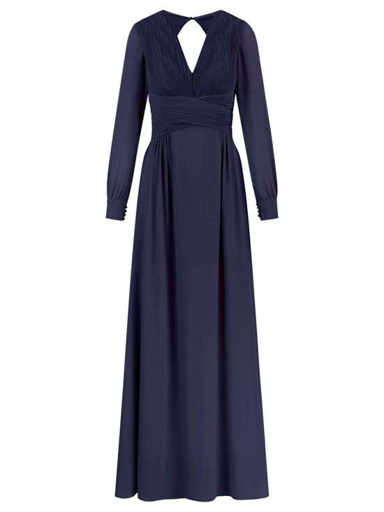 Длинное вечернее платье из шифона