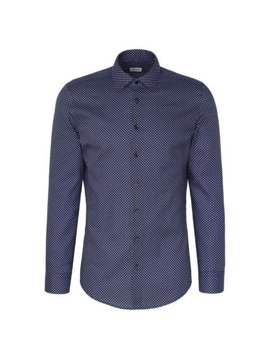 Деловая рубашка узкого кроя