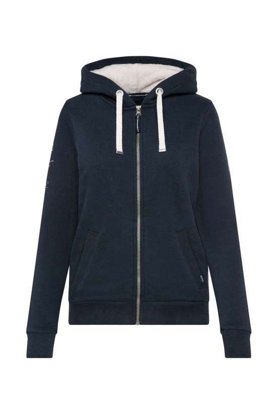 Толстовка с капюшоном и принтом на спине