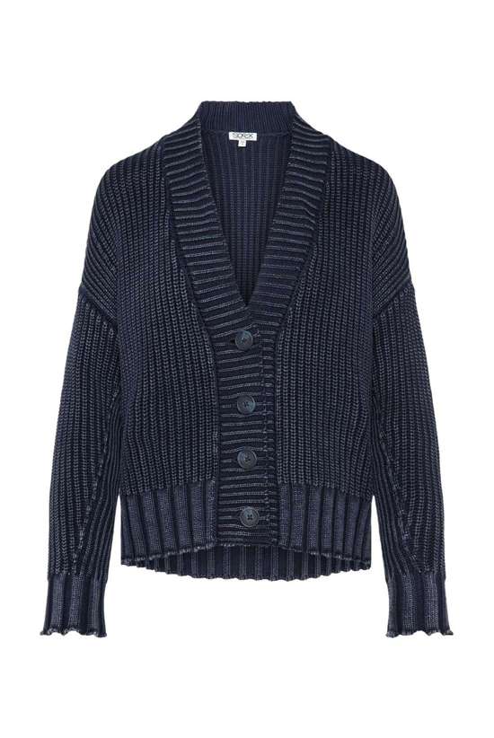 Кардиган оверсайз с эффектом потертости