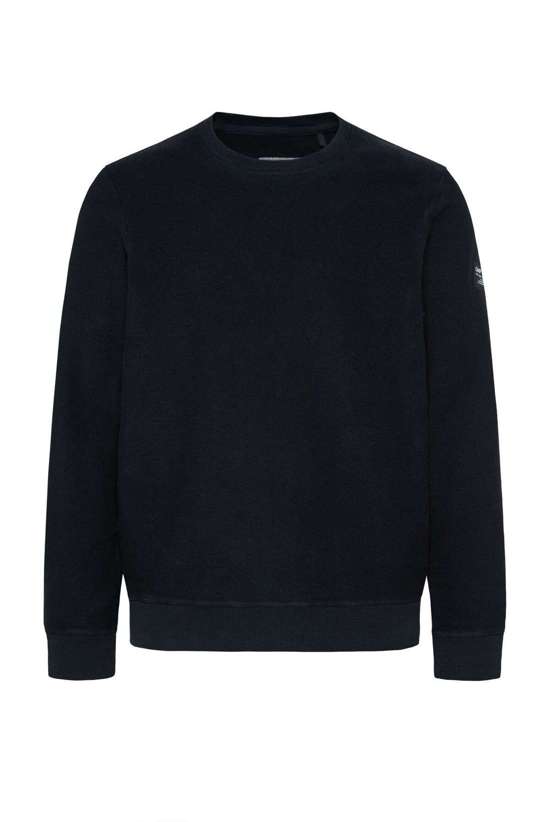 Перевернутая толстовка с нашивным принтом