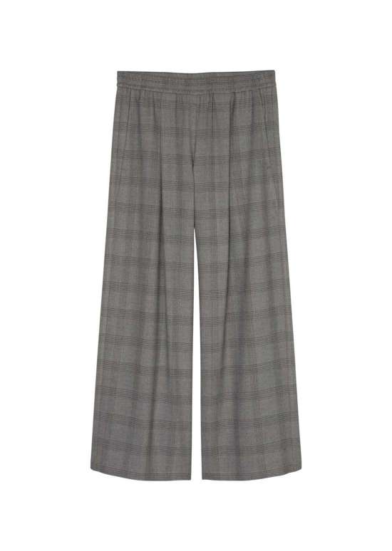 Широкие брюки со складками