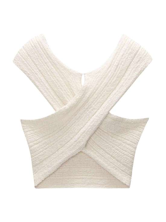 Вязаный топ