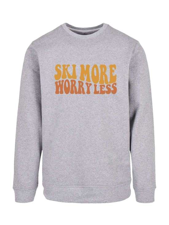 Свитшот Ski More Worry Less