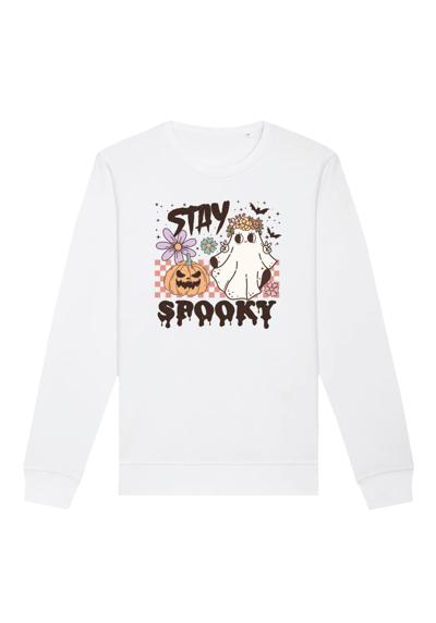 Свитшот Retro Halloween Stay Spooky rainbow