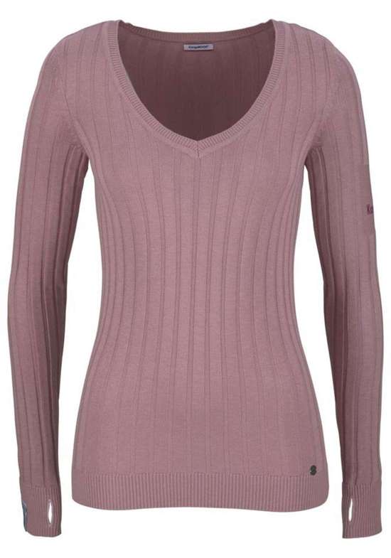 Пуловер с V-образным вырезом