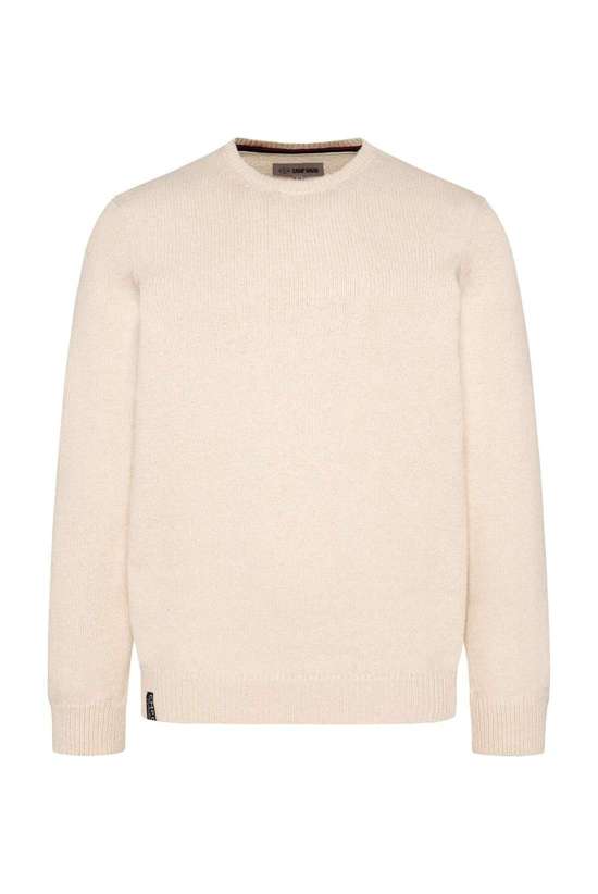 Свитер с круглым вырезом