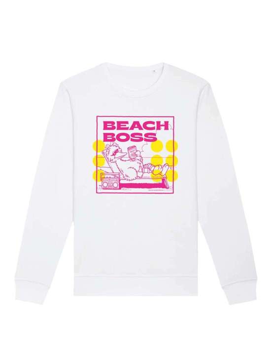 Свитшот Sesamstraße Bibo Beach Boss
