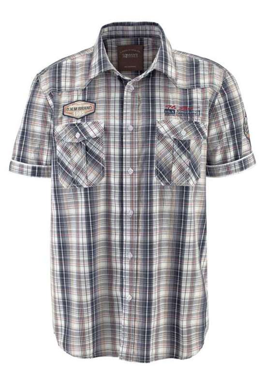 Рубашка стандартного кроя с короткими рукавами