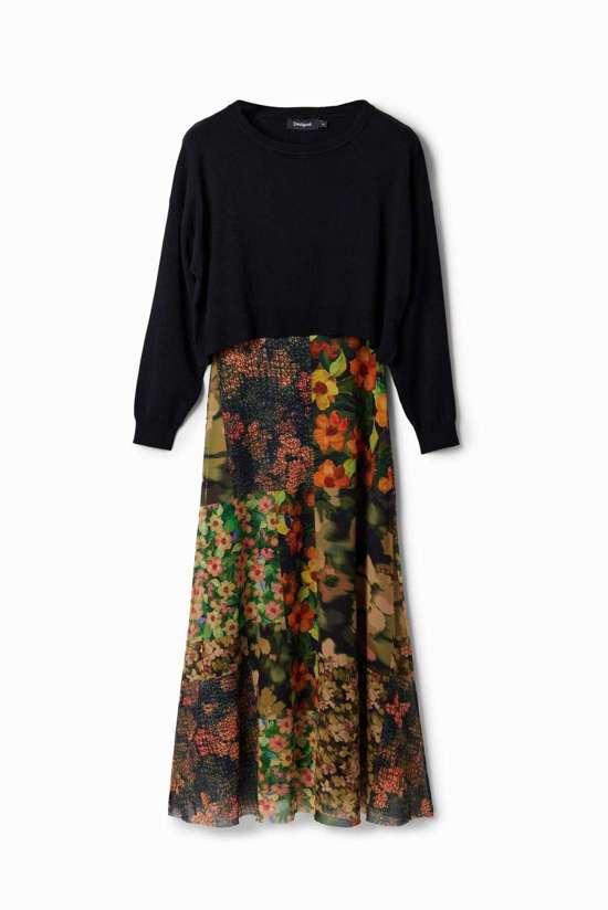 Комплект: платье и свитер