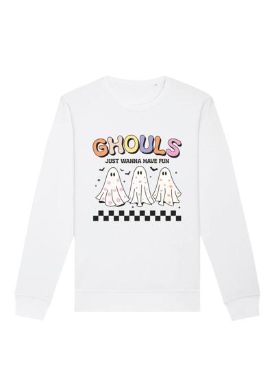 Свитшот Retro Halloween Ghouls just wanna have fun