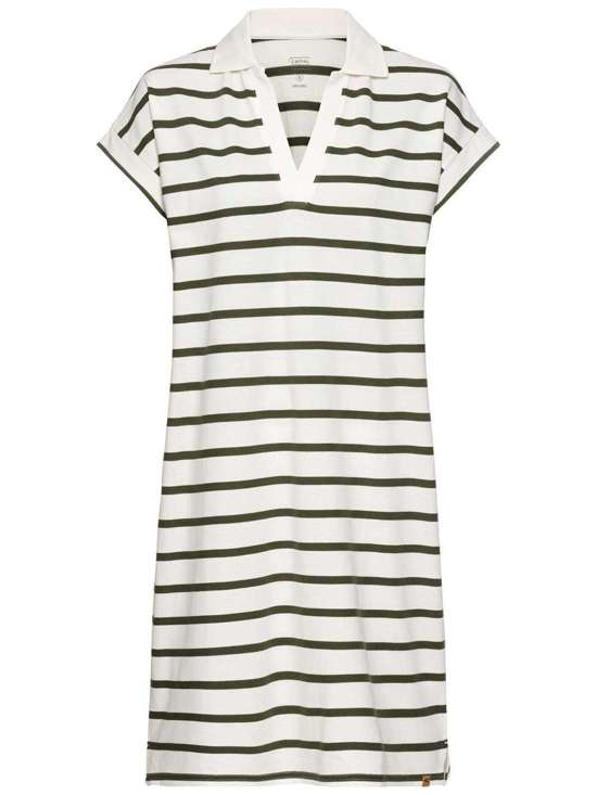 Платье-поло пике из сертифицированного хлопка.