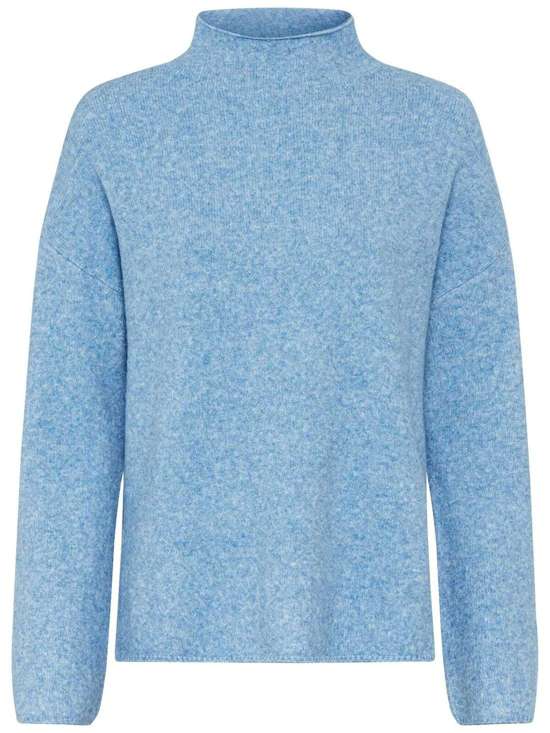 Пуловер-водолазка из смесовой шерсти