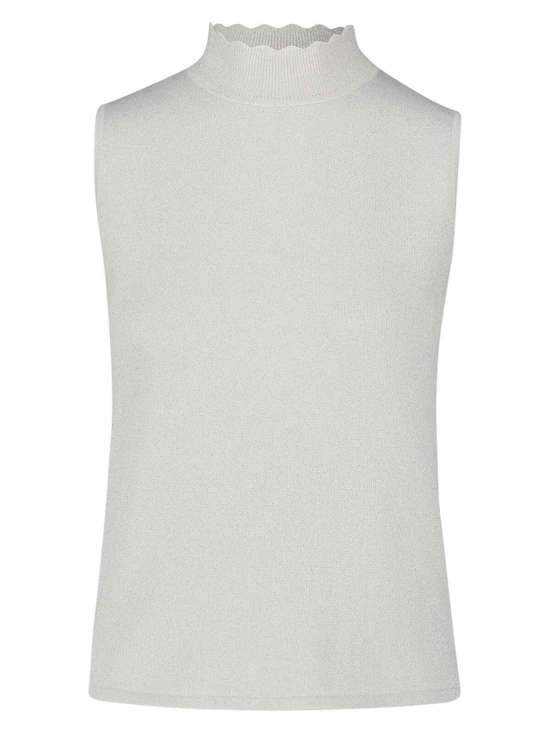 Блестящая рубашка с воротником стойкой