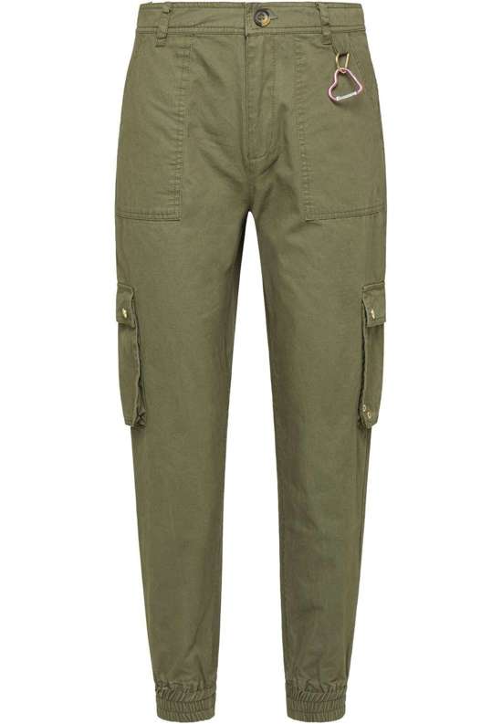 Зауженные брюки-карго