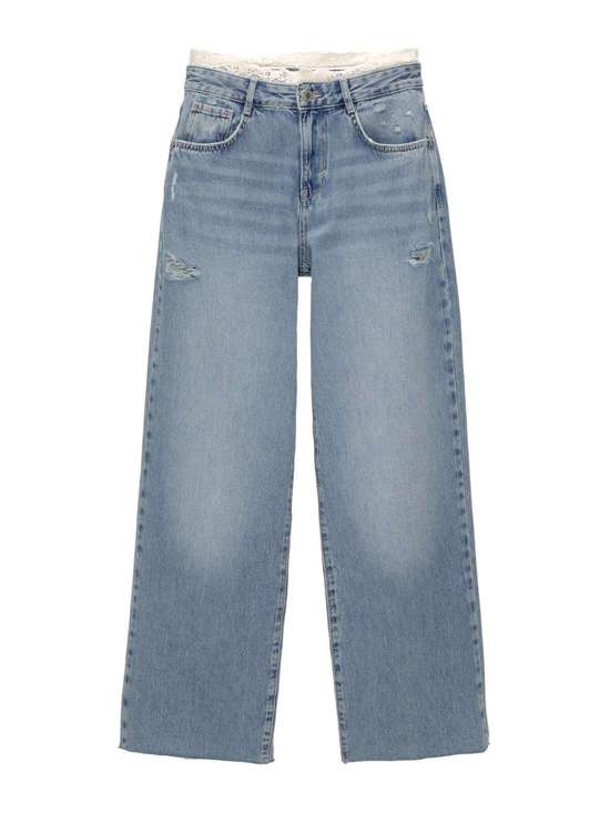 Широкие джинсы