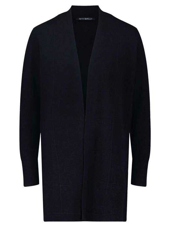 Длинный кардиган со структурой