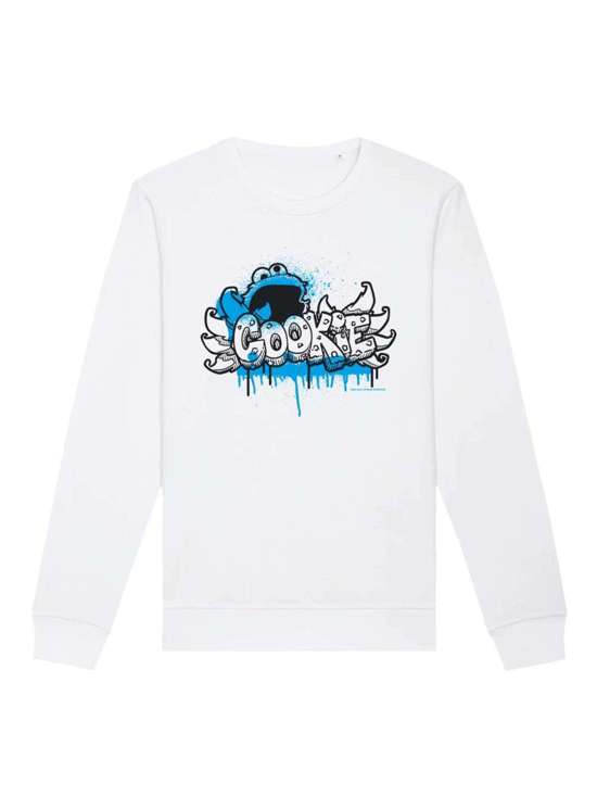 Свитшот Sesamstraße Cookie Fingers Graffiti