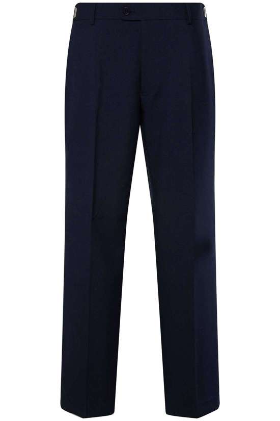 Брюки с обычными складками