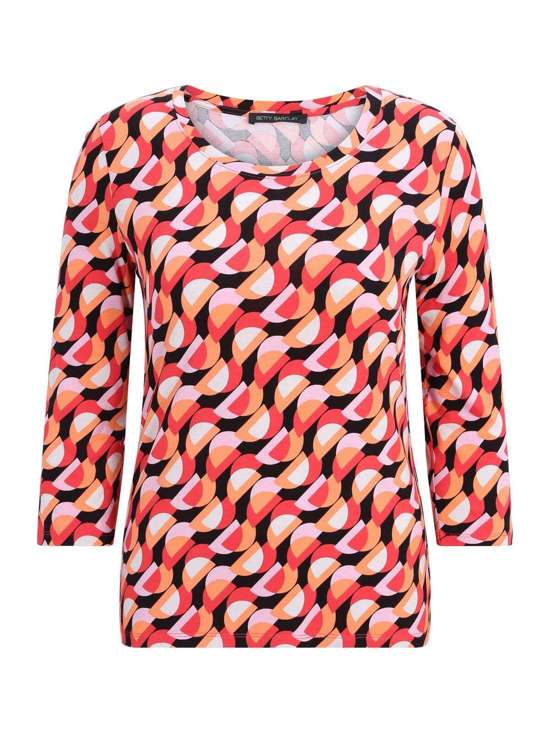 Кофта с принтом и рукавами 3/4