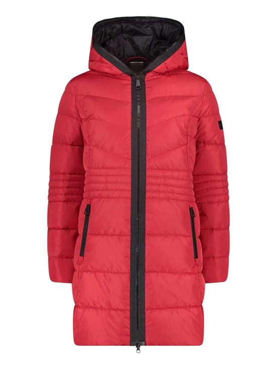 Стеганая куртка с капюшоном