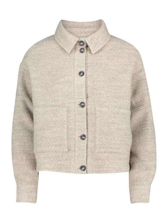 Повседневная куртка с накладными карманами