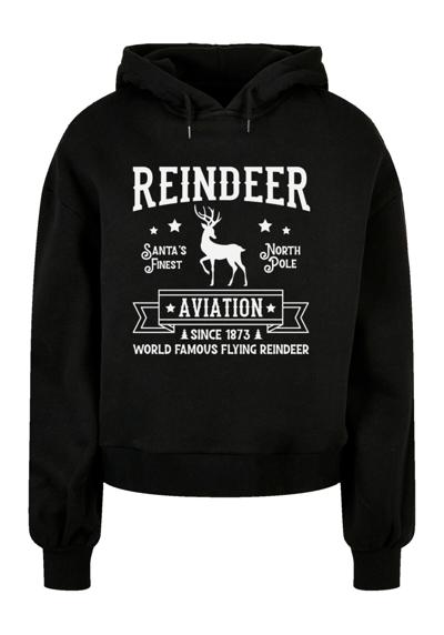 Свитшот Reindeer Aviation Retro Christmas Sign