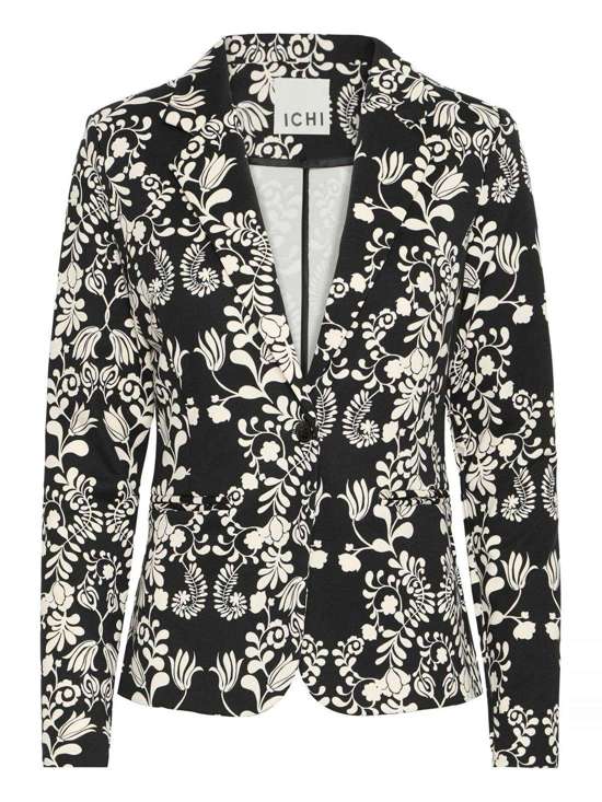 Короткий пиджак IHKATE PRINT BL23