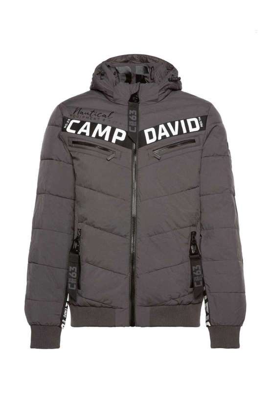 Куртка с капюшоном и логотипом