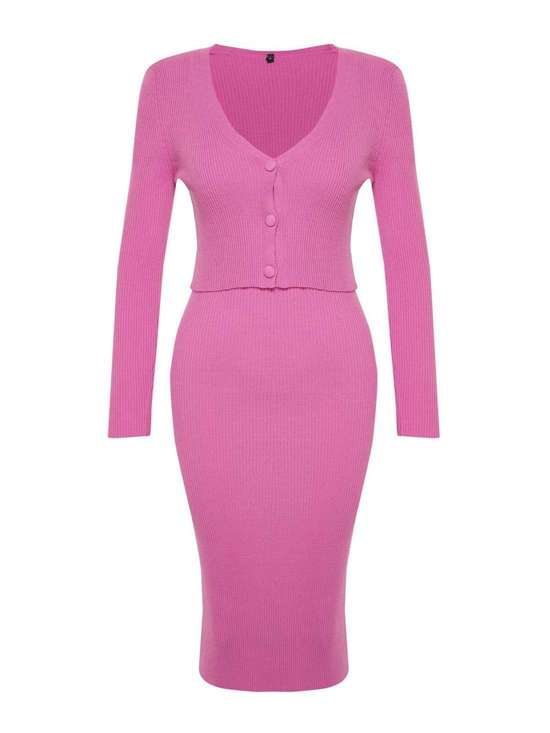 Платье с кардиганом