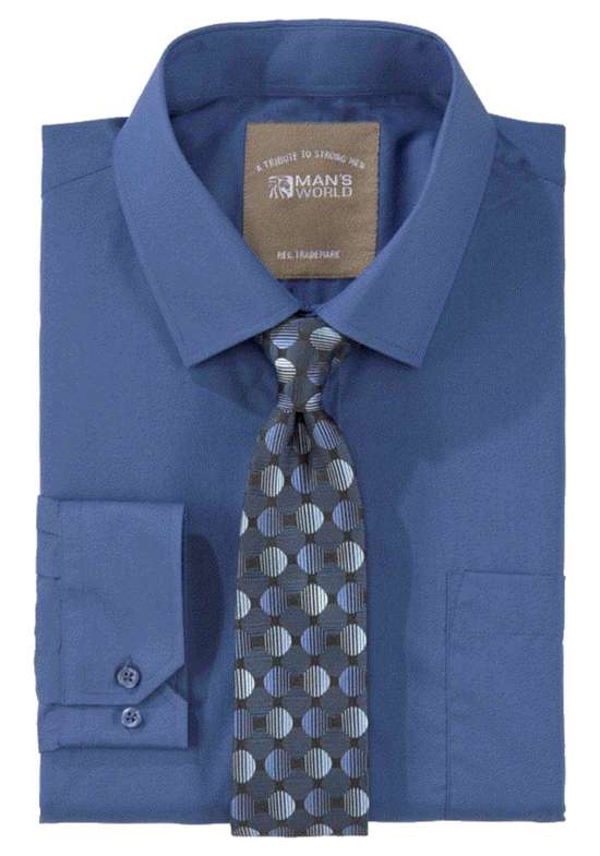 Деловая рубашка стандартного кроя